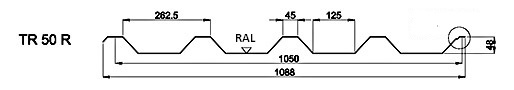 Dekprofile TR 50 