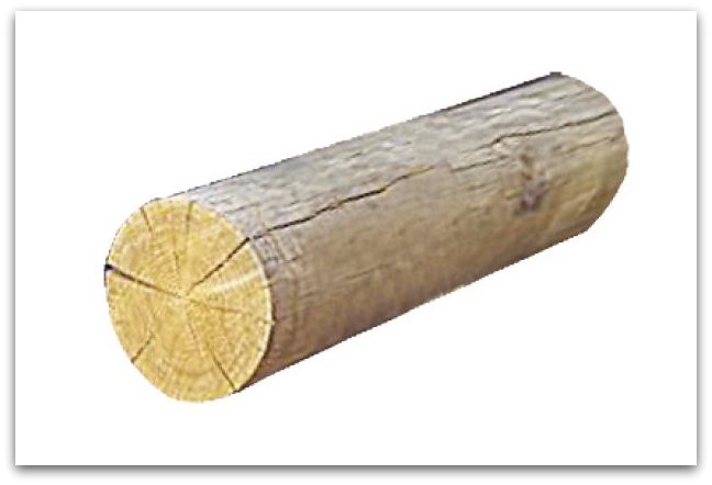 dřevěná kulatina